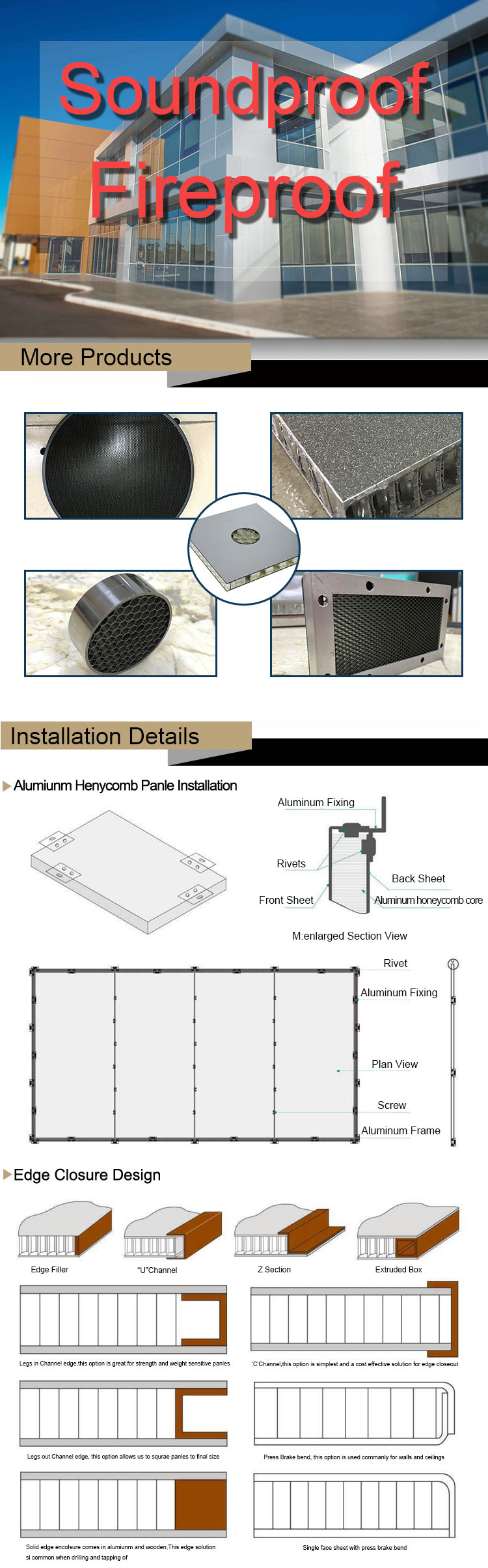 aluminum honeycomb plate