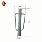 Powder Coated Post Driver With Handle For Garden Fence