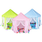 High quality Colorful Fantastic Castle Pop Up Kids Play Tent House for Children Gifts