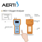 portable Efficiency oxygen gas analyser oxygen purity tester