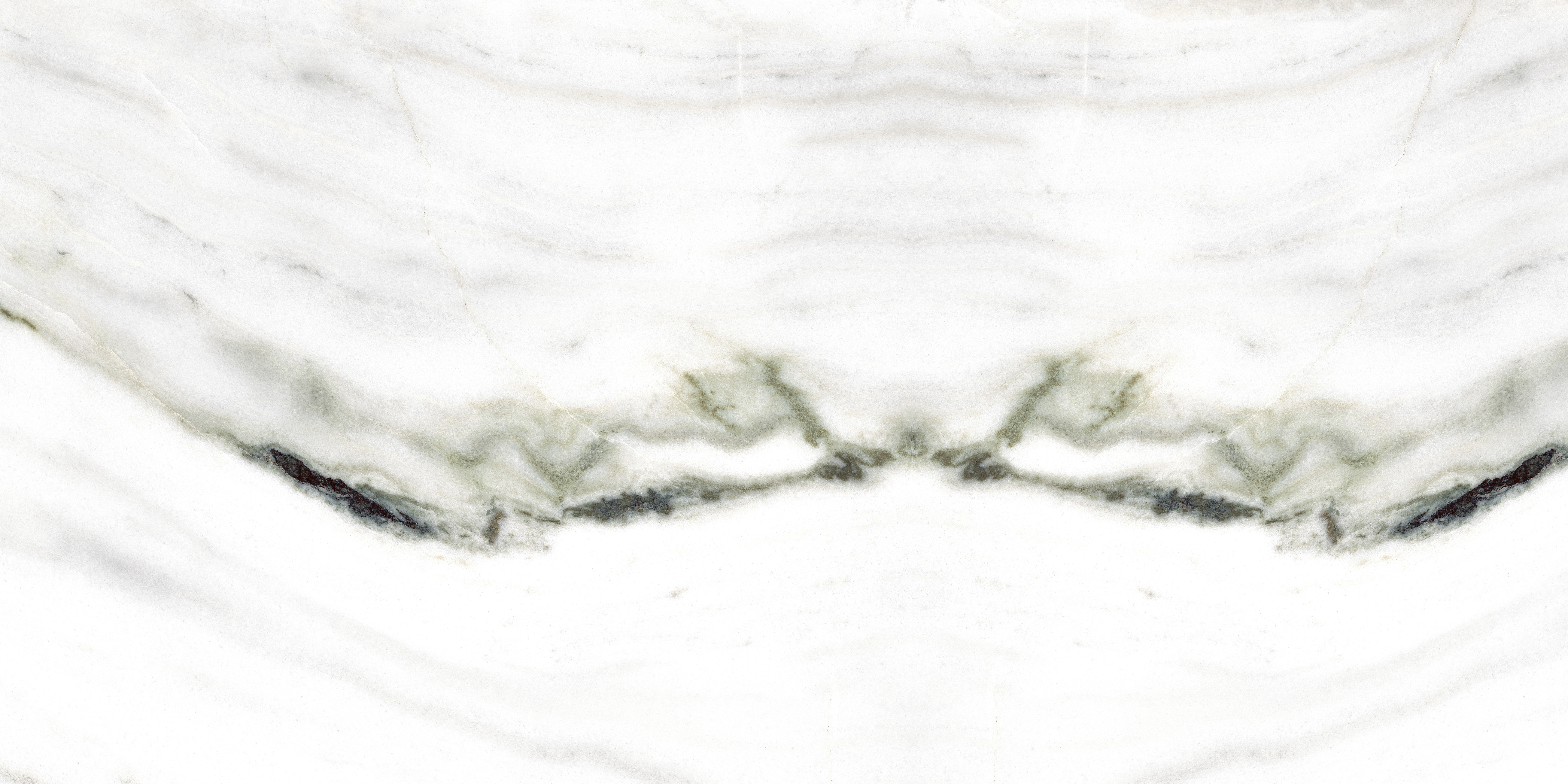 Hasin 600x1200mm Black Veins White Marble Thin Floor Tile (White Marble)