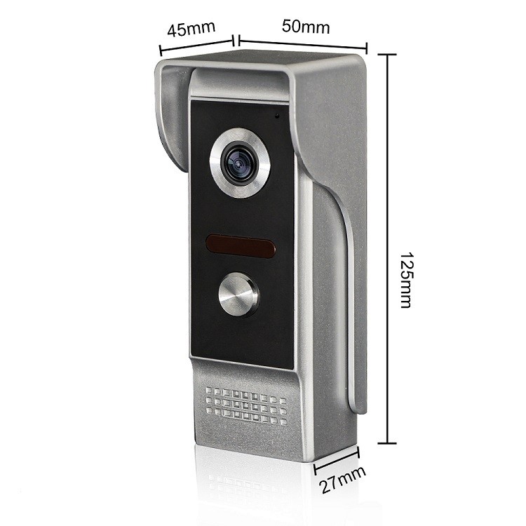 2019Video Door Phone for villa outdoor intercom night vision 7inch indoor monitor waterproof doorbell camera 1v1 intercom system