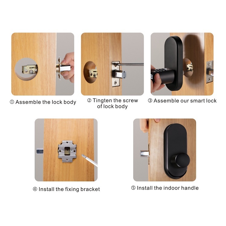 WE.LOCK  smart deadbolt motor password login door lock guangdong hyh hardware