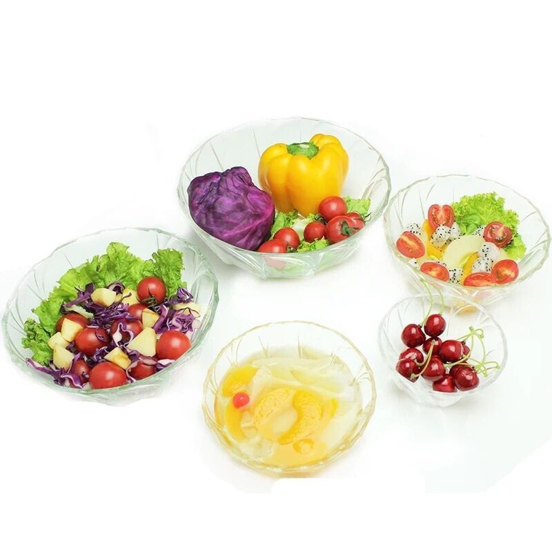 Haonai large Clear Round glass Salad Mixing Bowl / fruit glass bowl / nut bowl