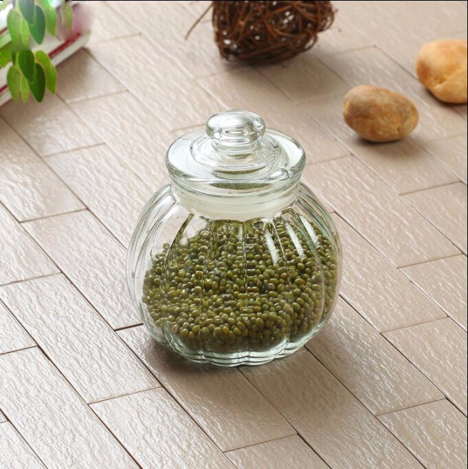 Food Grade High Capacity Sealing Glass Food Glass Jar Storage Glass Jar
