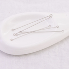 0.3*40mm 9 shaped head metal head pin earring findings