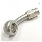 Stainless steel straight AN3 brake pipe connector AN thread motor bike hydraulic AN3 banjo fitting