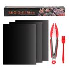 Amzone hot sale PFOA free 500times reusable Non-stick Grill mat sef of 5