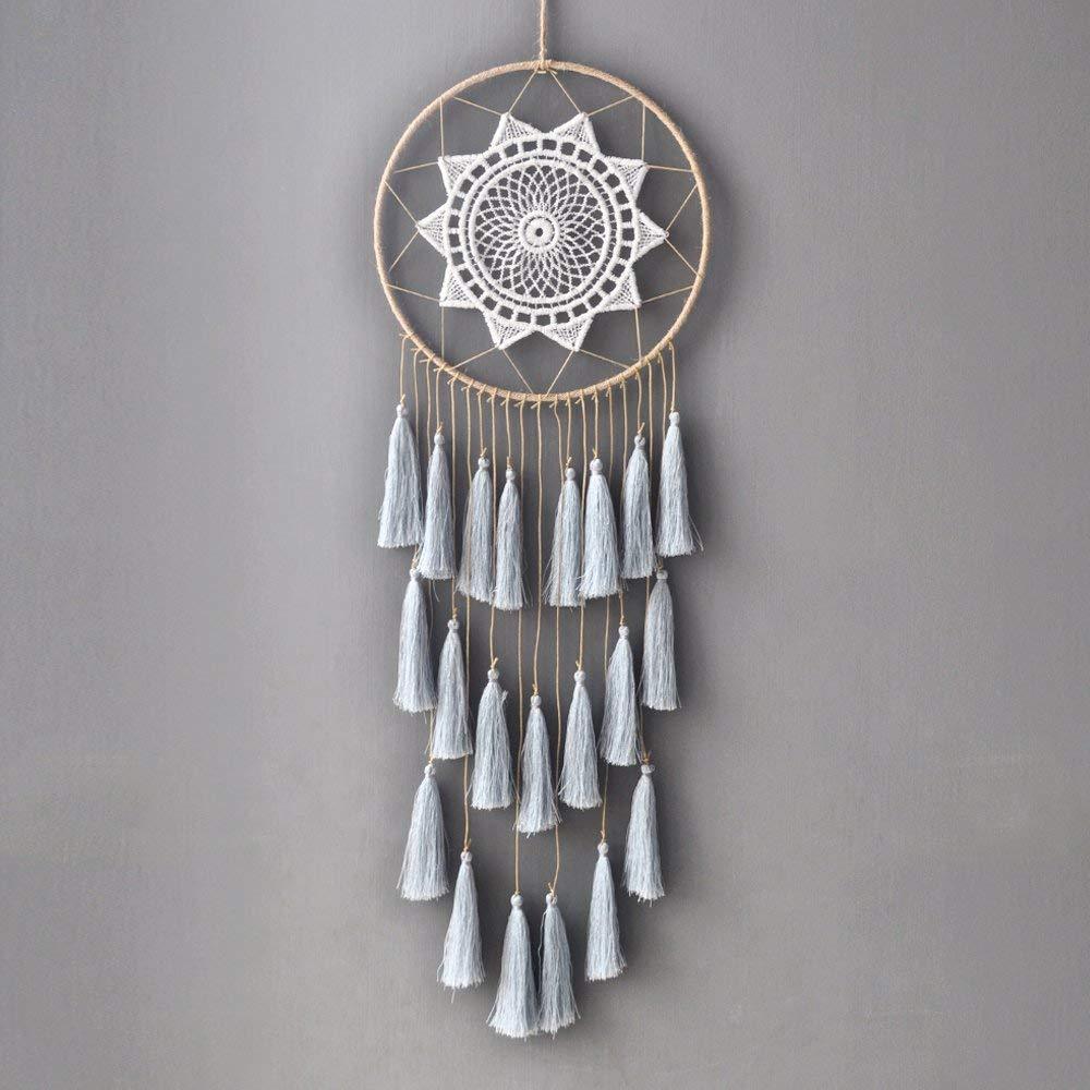 Art & Craft mini dreamcatcher LED light for decoration,dream catcher keychain