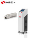 HGTECH NEW Machine English Characters Marking Production Dates Marking 600W Flying20C Online CO2 Laser Marking Machine