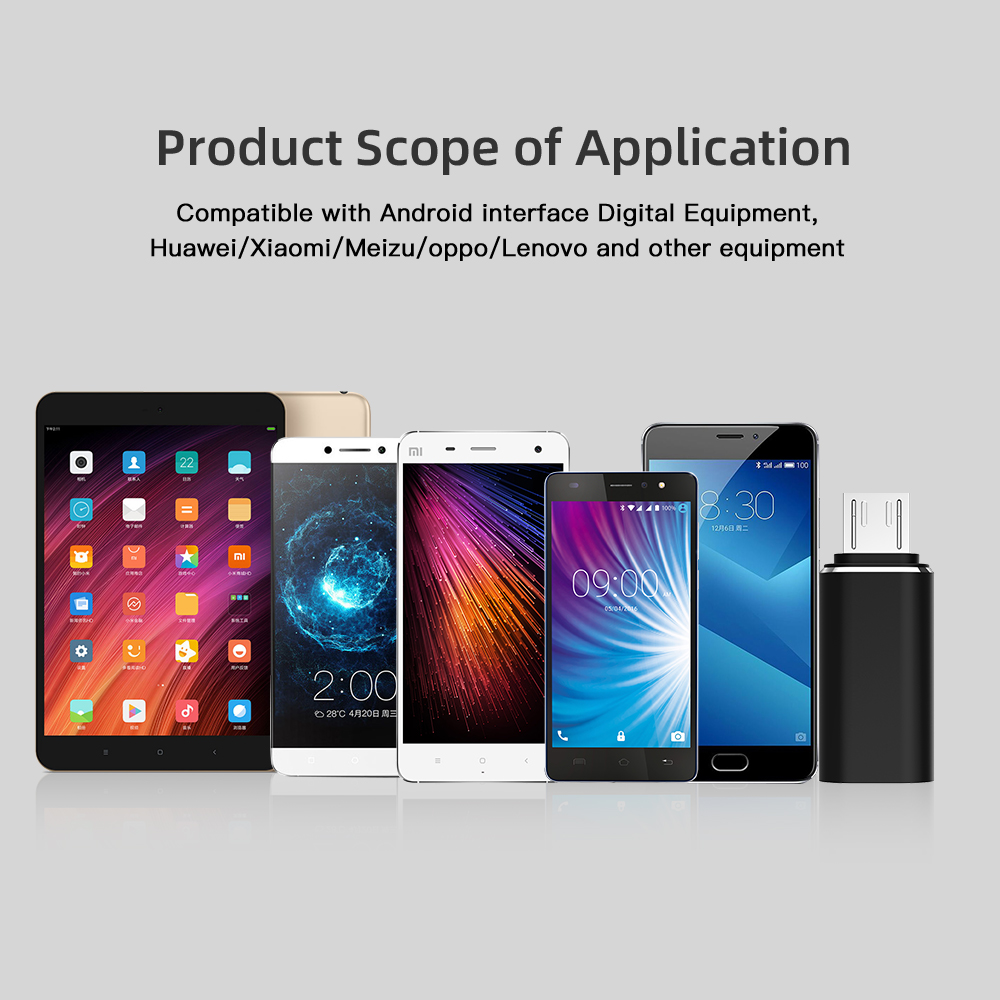 EONLINE Typ C Adapter USB C zu Micro USB Kabel Legierung Micro USB Stecker auf Typ C Weibliche Adapter Konverter für Telefon Tablet