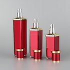 Manufactory Wholesale acrylic airless pump bottle skincare square cosmetic containers packaging