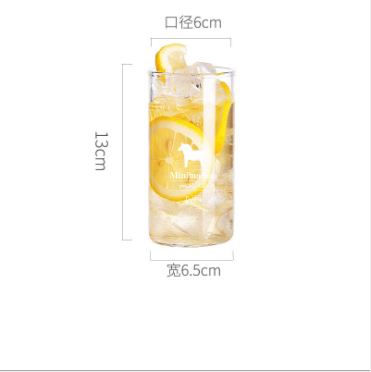 Wholesale Soda Lime High Quality Glass Drinking Tea Cups Glass For Drinking Coffee Milk