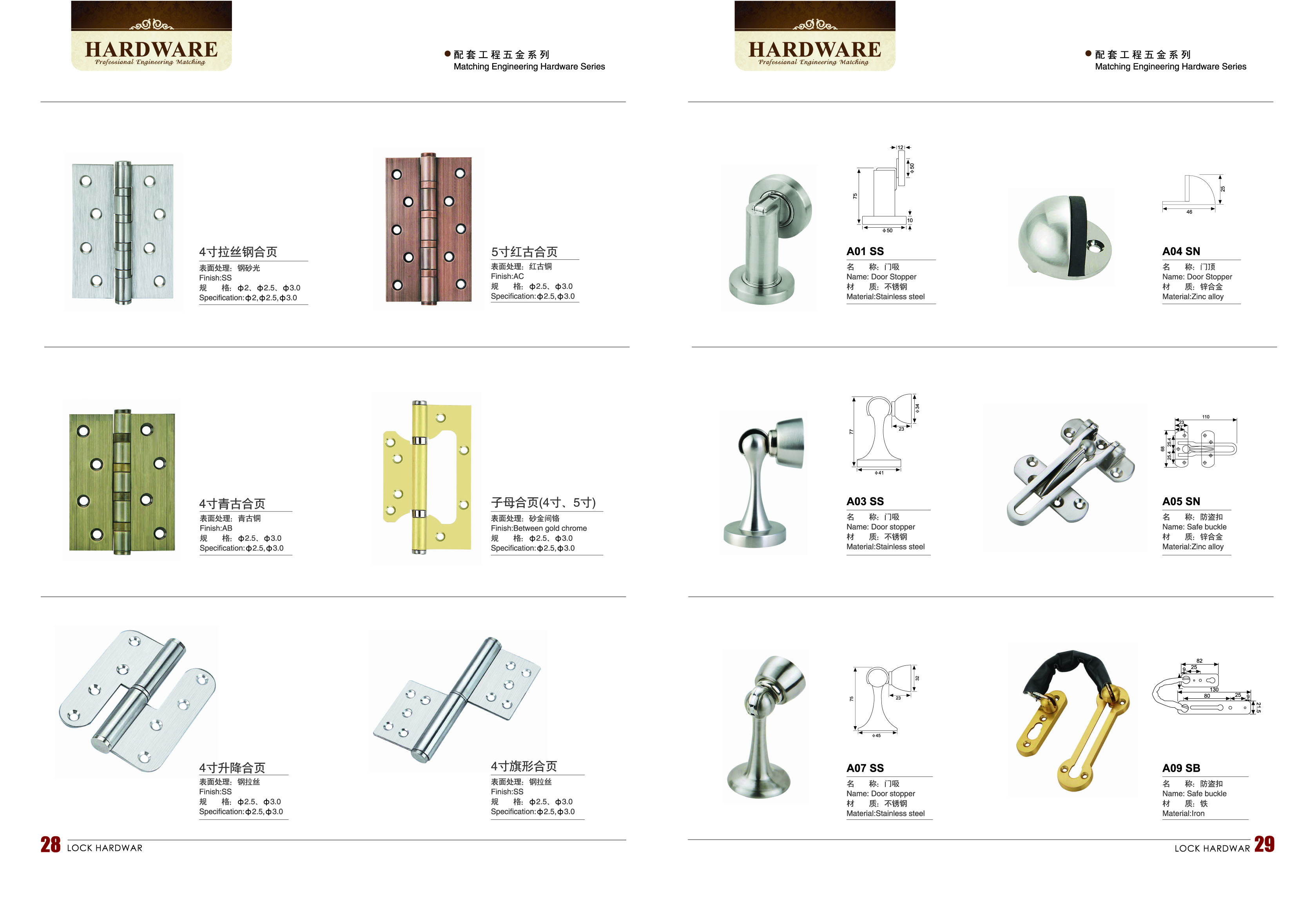 suppliers panel door lock with key Aluminum housing stainless steel insert hotel residential panel lock handle lock