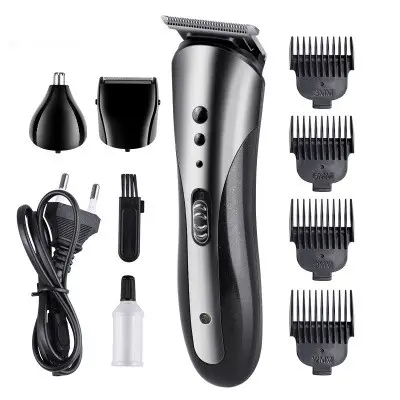 N266 3 In 1 Safety Multifunction Facial Electric Hair Clipper For Men Face Body Shaver Beard Nose Hair Rechargeable Clipper