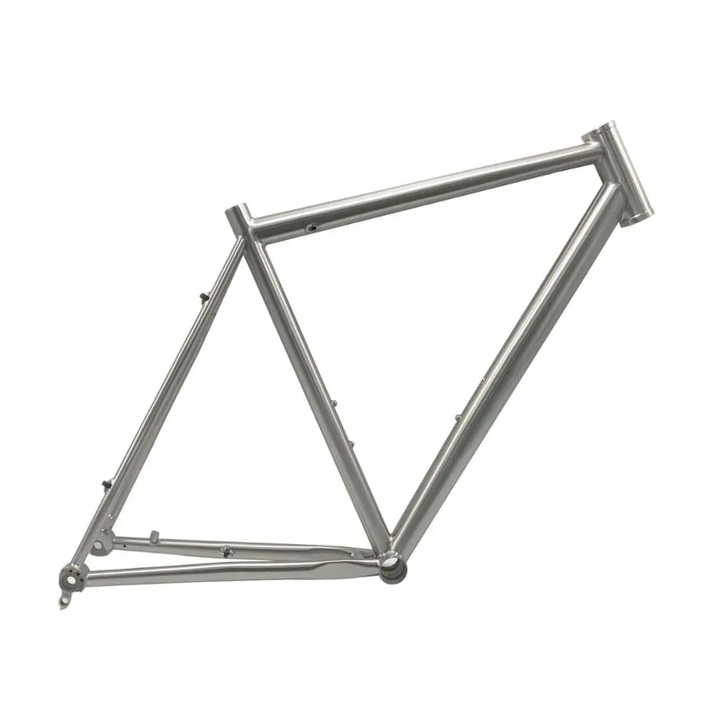 OEM oval tube design OEM Full titanium gravel bike frame Aero Road Bike