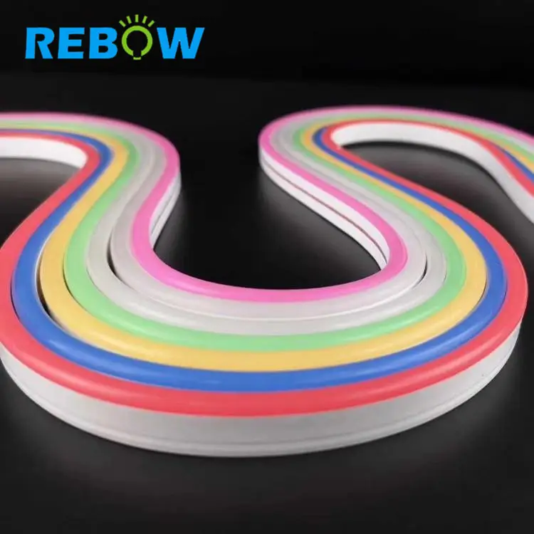 New product 12v 24v led flexible neon strip light 6mm top view led neon flex