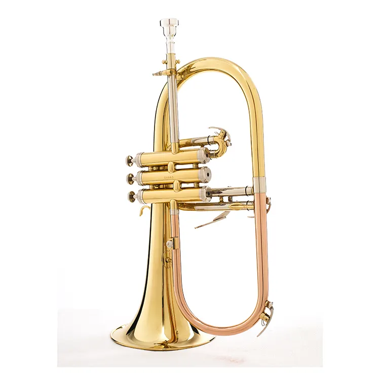 Hot-selling High-quality Yellow Brass Body Flugel Horn Suitable For Beginners