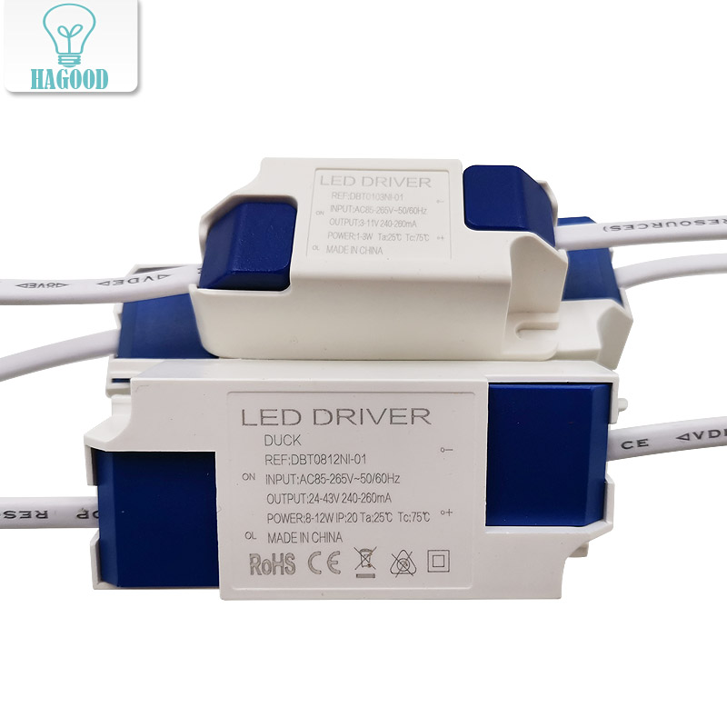 Driver avec coque en plastique led prix de gros actuel led driver Alimentation DC 12v led driver 300mA convertisseur 220 12 Adaptateur