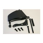 Long Water Pump Black Alternator Bracket Set for Small Block Chevy