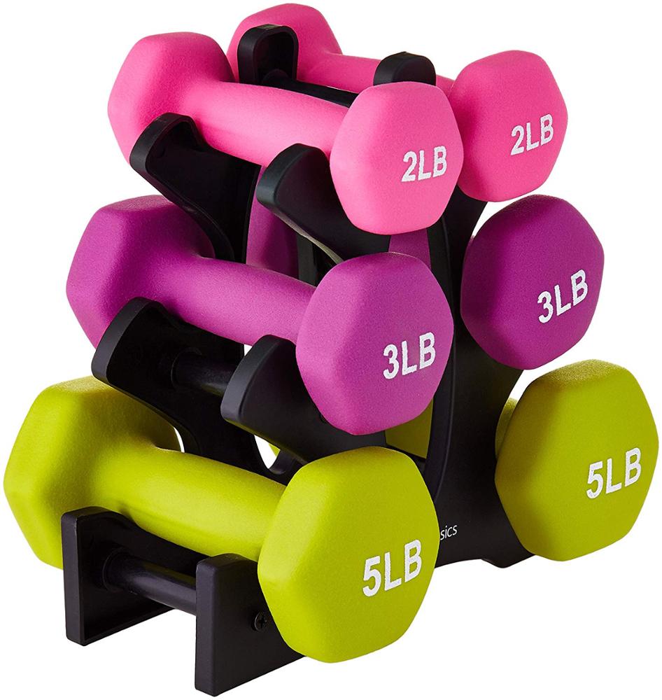 Fitness Equipment Fitness Women Bone Dipping Neoprene Dip Plastic Dumbbell