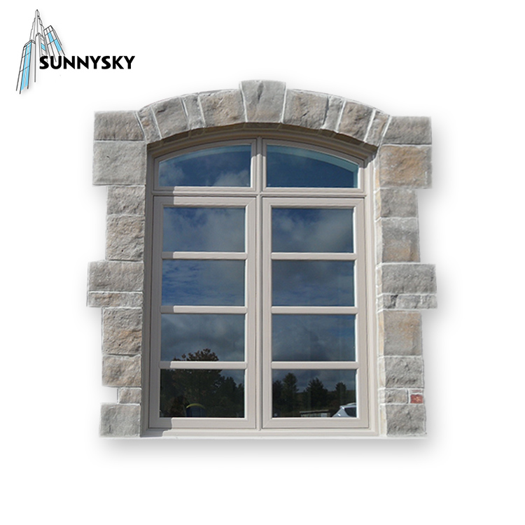 UPVC Casement Blinds Factory Direct Vinyl Inside Glass Swing Stainless Steel Horizontal Aluminum Alloy Double Tempered Glass