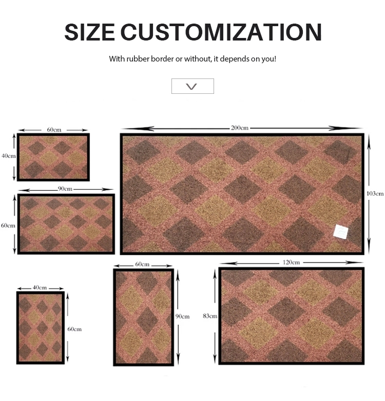 Graceline New Colorful Custom Printed Nitrilel Rubber Logo Floor Door Mat(图2) Graceline New Colorful Custom Printed Nitrilel Rubber Logo Floor Door Mat(图2)