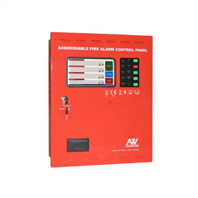 Prices Fire Alarm Systems Touch Screen Wireless Addressable Fire Alarm Control System
