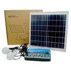 Competitive Price All In One 15W 12V Dc Mini Solar Kit Off-Grid Solar Panal Power System For Home Night Market Lighting