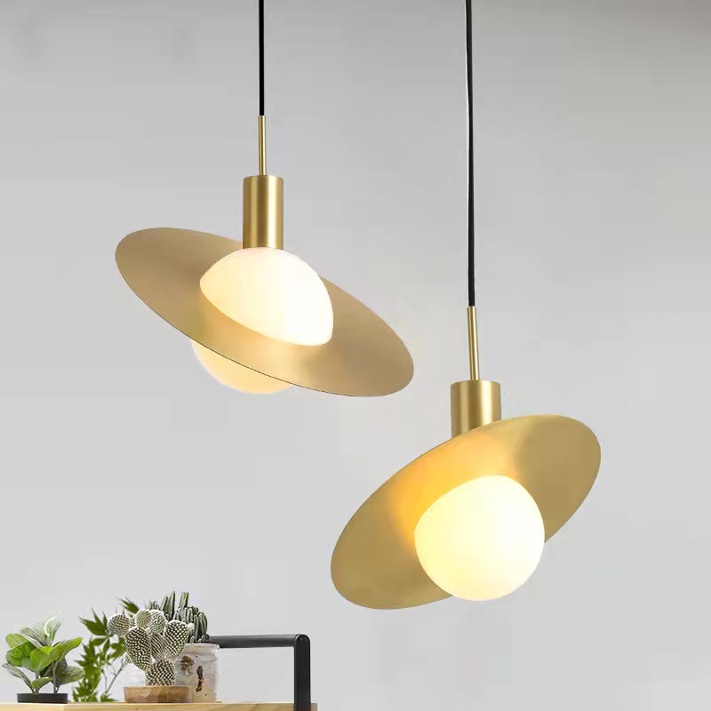 Creative Retro Ceiling Chandelier Lamp for Home Bar Vintage Glass Pendant Light