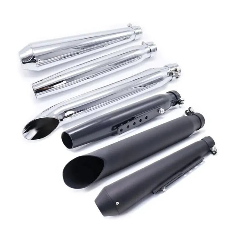 Stainless Steel Modified Exhaust muffler System For Motorcycle Cafe Racer ATV Chopper