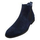 Italian stylish men boots ankle boots premium suede leather chelsea boots