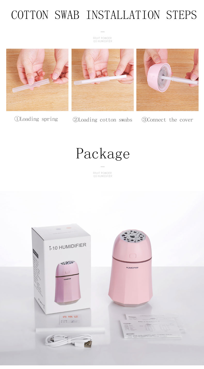 280ML Portable USB Mini Table Desk Humidifier With Personal Air Nano Mist Humidifier