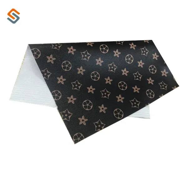 0.6mm printed pattern mildew-proof and wear-resistant PVC artificial decorative leather