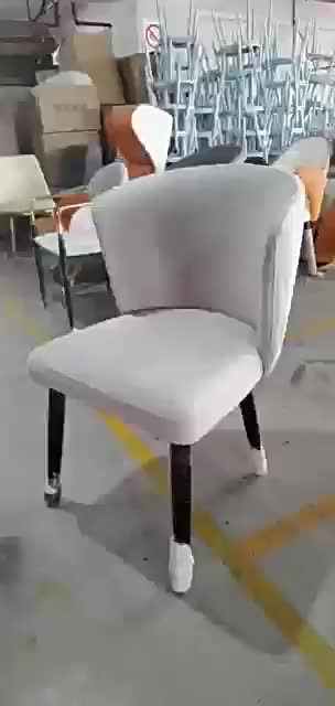 实木餐椅家用靠背椅轻便奢华简约现代凳子用餐休闲椅