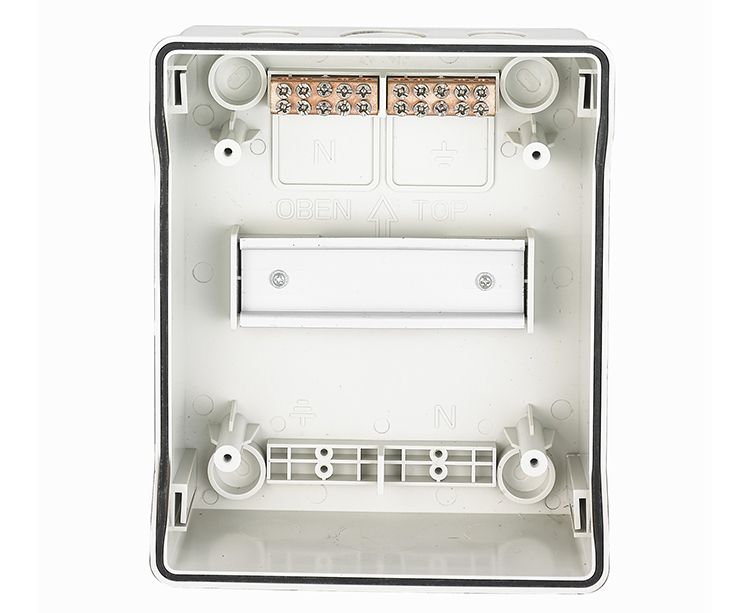 ABS Cover 6 Way Power Distribution Equipment Waterproof MCB Circuit Breaker Electrical Distribution Box