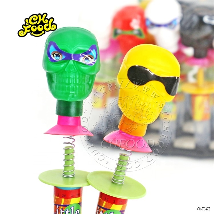 New Skull Spring Bounce Toys Candy Jumping Toy Halloween