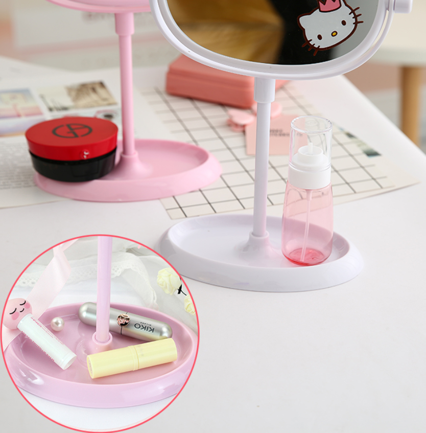 Vanity Mirror Round Double-sided Makeup Table Top Mirror