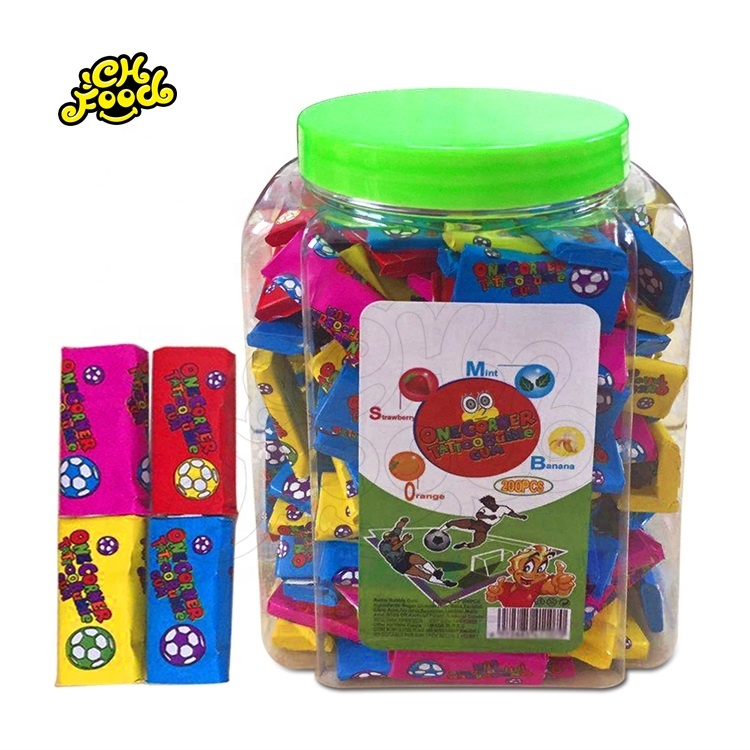 Wholesale High Quality Big Size Chewing Roll Bubble Gum Fruit Flavor