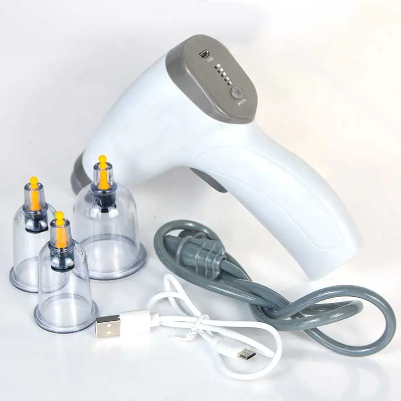 Health Medical Chinese Cupping Gun and Cup Electric Vacuum Cupping Therapy Machine for Body