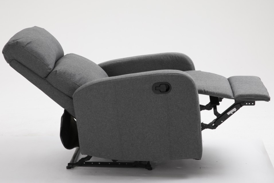 Home Furniture Cinema Adjustable Fabric Manual Recliner Chairs