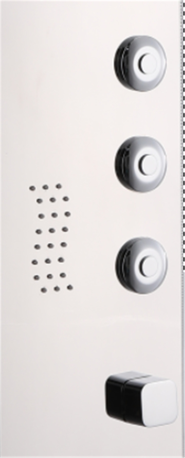 Mirror Rainfall Showerhead Massage Thermostatic Smart Wet Wall Shower Panel Stainless Steel 304 Contemporary  Bathroom Wash
