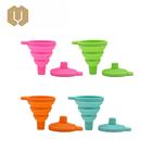 Wholesale Kitchen Tool Foldable Silicone Funnel for Oil Soy Sauce Vinegar Wine Water FDA OEM&ODM