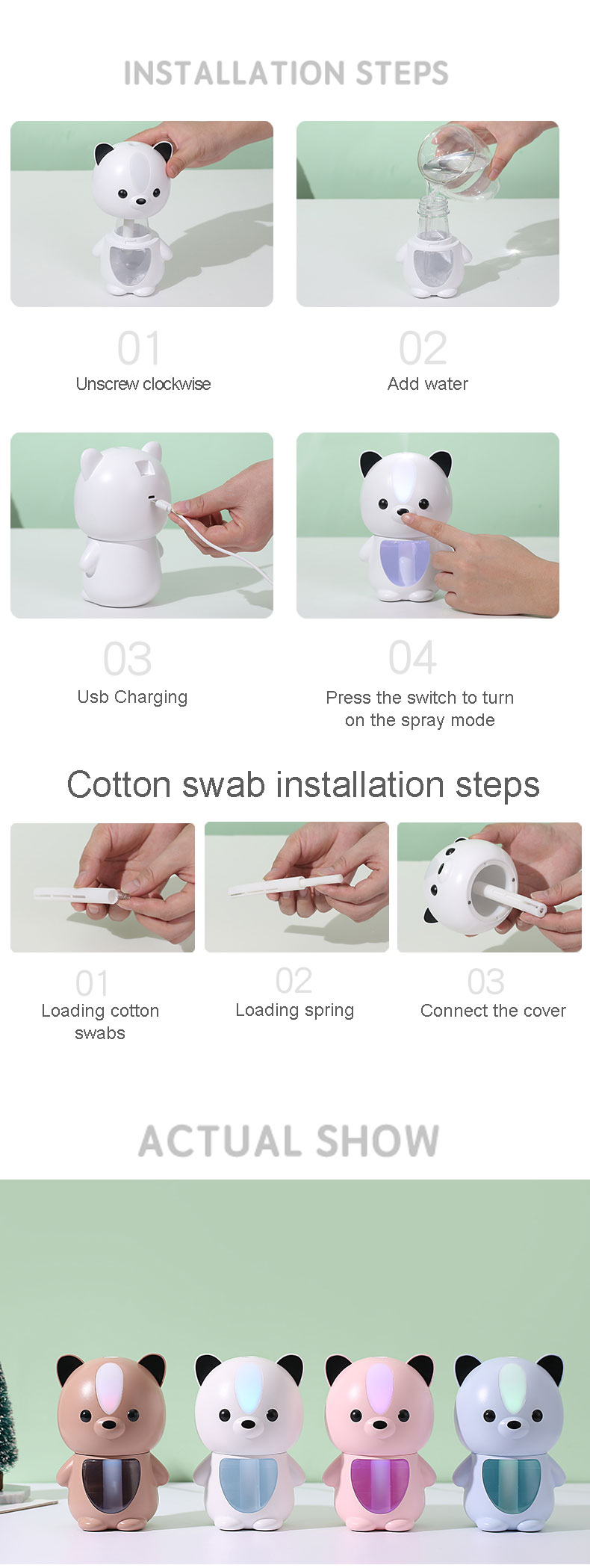 High Quality 200ML Ultrasonic Aroma Essential Oil Diffuser air fan humidifier for Home Car USB Fogger Mist