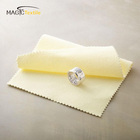 Microfiber custom design metal stainless steel polishing cloth for earring necklace jewelry