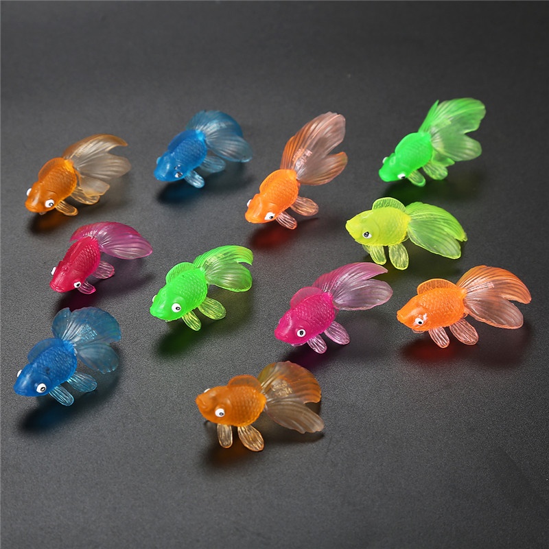 small plastic fish toys