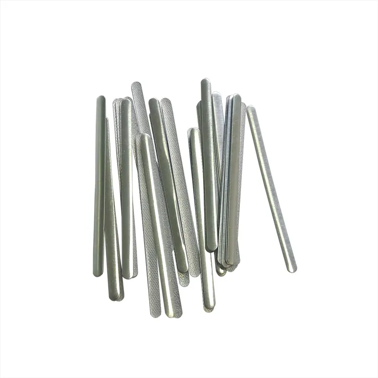 Fast delivery in stock 5mm custom made flat aluminum strips nose wire