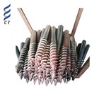 Solar plant electric steel ground screw pile