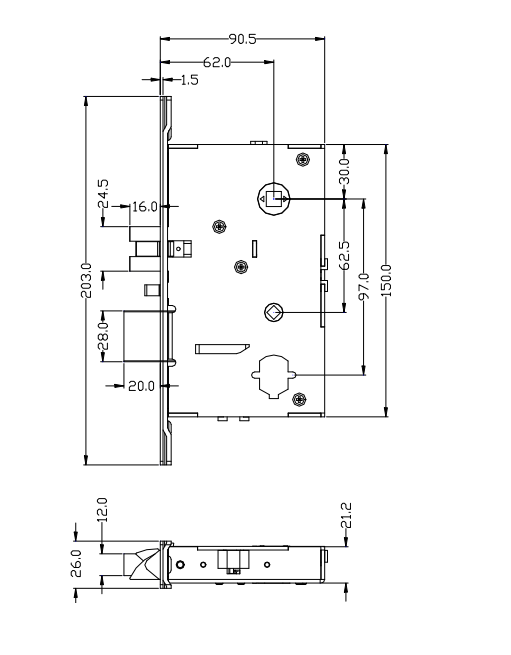 Online System Smart Rfid Hotel Lock by Using Card Access
