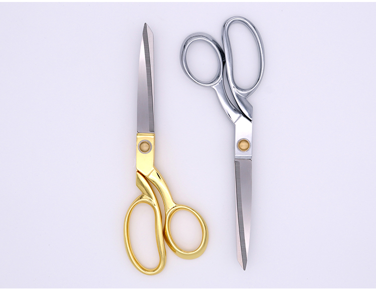 Gold plated heavy duty stainless steel paper fabric craft sewing tailor scissors